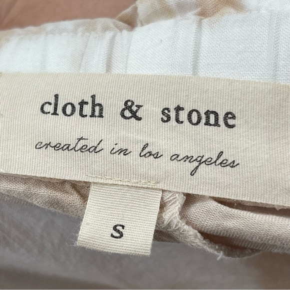 Evereve Cloth And Stone High Waist Tie Dye Ruffle Short Size Small - Picture 6 of 9